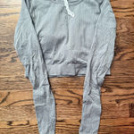 Lululemon Grey  Long Cropped Long Sleeve Photo 0