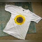 Vintage Tuscany Italian sunflower tourist t Photo 0