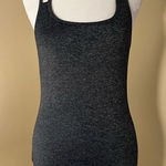 Forever 21 Activewear Heathered Charcoal Gray Strappy Athletic Tank Top XS Photo 0