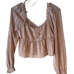 Kirious Los‎ Angeles Cropped Pink Blouse Size M Size M Photo 4