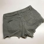 Angel Kiss Distress Short Denim Green Olive Army 1 Photo 5