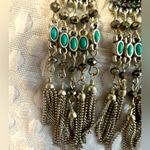 Lucky Brand  Turquoise and Silver Chandelier Earrings Photo 1