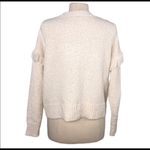 Madewell  ivory Montford Fringe Pullover Sweater Photo 5