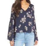 Cupcakes and Cashmere Audriana Floral Bell Sleeve Top Photo 0