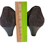 Ecco New Dehli Suede Coffee Brown Pumps Heels Flex Sole Size 40 US 9/9.5 Photo 6