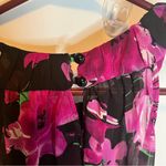 Maurice's Maurice’s black shear floral tank top Photo 4
