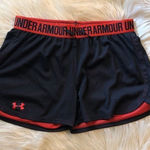 Under Armour red/Blk athletic shorts size small Photo 0