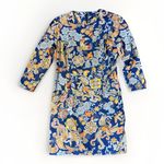J. McLaughlin  Catalina Cloth Catalyst Floral Midi Dress Navy Multi Size XS Photo 7