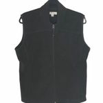 Cutter and Buck new 𦹠Full Zip Soft Warm Cozy Fleece Vest 𦹠Black Photo 1