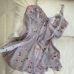 Victoria's Secret Victoria Purple Floral Chiffon Camisole Photo 0