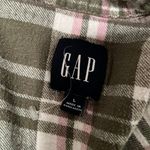 Gap Green pink  flannel plaid womens large   Photo 2