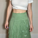 Gianni Bini  Green Sequin Knee Length Skirt Size 2 NWT! Photo 0