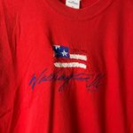 American Vintage Washington DC T Shirt Vintage Y2K Red Medium M Embroidered Tee Photo 12
