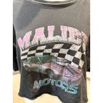 Forever 21  Women's Black Malibu Motors Graphic Crop Top Size M Photo 3