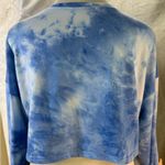 SheIn  Blue Tie-Dye Long Sleeve with Yellow Smile Graphic Photo 7