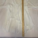 SheIn  Women’s Size XL Off White Solid Ruffle Boho Flowy Swing Mini Dress Photo 15