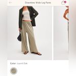 Free People NWOT FP Intimately Downtime Wide Leg Pants - laurel oak - large Photo 6