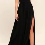 Lulus Lulu’s Heavenly Hues Maxi Dress Black Size Small Photo 0
