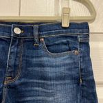 J.Crew Indigo Mid Rise Frayed Raw Hem Denim Jean Stretch Shorts Women Size 27 Photo 1