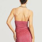 Retrofête Retrofete Jill Sequin Mini Dress in Pastel Pink Size Large NWT Spaghetti Straps Photo 1