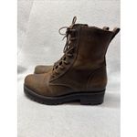 Taos Women’s Brown Leather Mid Calf Groupie Boots Sz 7 Photo 2