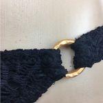 Ralph Lauren Black Crochet Lace Bikini Swim Suit Bottoms S Photo 3