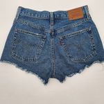 Levi's  Blue Jean Short Shorts 501 Distressed 2/26‎ Photo 3