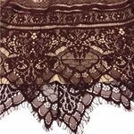 LC Lauren Conrad Women's size XS Red Eyelash Lace Halter Top Blouse Photo 5