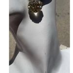 Alexis Bittar White Clear Gray Lucite Crystal Dangling Ball Clip Earrings RARE Photo 5