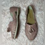 Macarena Collection Women's Mexican Huarache Sandals PomPons Pink Leather Size 6 Photo 0