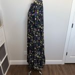 Mii Collection S Small Maxi Dress Dark Floral Tiered Academia Boho Oversized Black Photo 6