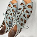 Gentle Souls Gentle Soul Mint Green Leather Lace Up Gladiator Sandals Womens 7 Beachy Summer Photo 5