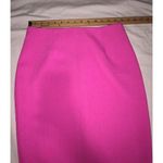 L'ATISTE by Amy Pink Skirt Size M Pencil Straight Pink Barbie Bubble Gum Zipper Photo 3