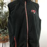 NFL Team Apparel Tampa Bay Buccaneer M ZipUp Outdoor sport Mock Neck Vest Black Photo 0