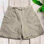 Ralph Lauren Lauren  Belted Cargo Shorts Olive Khaki Women's Size 8 Photo 0