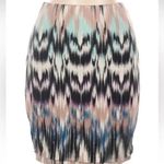 Tart  | Watercolor Abstract Bohemian Southwestern Print Pencil Skirt Size Large L Photo 0