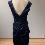 David's Bridal Midnight Blue Mini Dress Photo 3