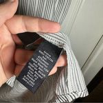 Sanctuary  Black/White Striped Split V Neck Button Front Dress size XS Photo 6