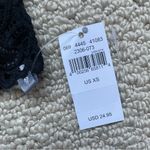 Aerie Black Lace Strapless Bandeau Top XS NWT Photo 1