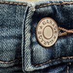 Garage Premium Ultra High Rise Y2K cuffed hem jean shorts siz 5 cotton dark blue Photo 13