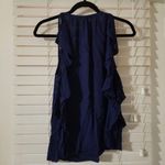 Miss Me / M / Navy Blue Ruffle Tank Top Photo 1