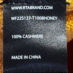 RtA Alba Cashmere Cropped Jumper Orange Sweater Size XS Streetwear French‎ NWT Photo 4