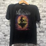 Disney EUC  The Little Mermaid Black Graphic T-shirt Size Medium Photo 0