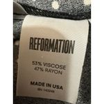 Reformation  Wallflower Black Polka Dot Sleeveless Button Front Crop Tank Top 0 Photo 3