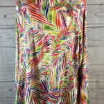 Reel Legends  Performance Outfitters Long Sleeve Top XL Multicolor Palm Print Photo 0