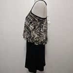 Daytrip Aztec Chiffon Overlay T-Back Tank Mini Dress Size XS Photo 2