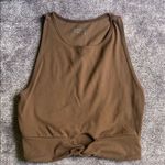 Aerie Chocolate Brown Workout Tank Top Photo 0