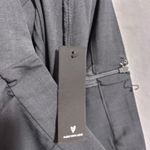 Lulus Lulu’s Aisha Charcoal Grey Trouser Pants Pull On Tapered Crop Leg Size Small Photo 7