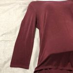 a.n.a HiLo Wine Colored Long Sleeve Shirt Small Photo 1