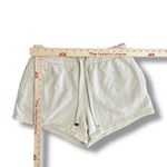 Talentless  100% Cotton Fleece Lounge Shorts Women’s Medium Cream Off White Photo 2